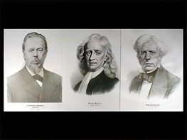 Стенд - портреты физиков (35 штук, формат А3) - fgospostavki.ru - Верхняя Пышма