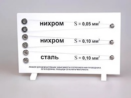 Прибор для демонстрации зависимости сопротивления проводника от его длины, сечения и материала - fgospostavki.ru - Верхняя Пышма