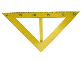 Угольник классный пластмассовый (45 и 45 градусов) - fgospostavki.ru - Верхняя Пышма