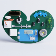 Бизиборд «Зеленое сердце» - fgospostavki.ru - Верхняя Пышма