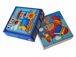 Набор кубиков "Транспорт" - fgospostavki.ru - Верхняя Пышма