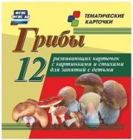 Тематические карточки "Грибы" - fgospostavki.ru - Верхняя Пышма