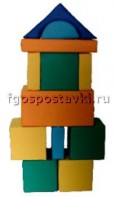 Мягкий модуль-конструктор "Городок" (12 элементов) - fgospostavki.ru - Верхняя Пышма