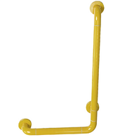 Поручень опорный L-образный вертикальный (желтый) - fgospostavki.ru - Верхняя Пышма