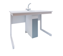 Стол ученический для кабинета химии двухместный - fgospostavki.ru - Верхняя Пышма