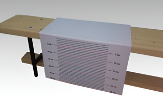 Линейка складная для измерения уровня гибкости на гимнастическую скамейку - fgospostavki.ru - Верхняя Пышма