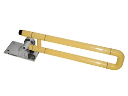 Поручень откидной с антибактериальным покрытием (желтый) - fgospostavki.ru - Верхняя Пышма