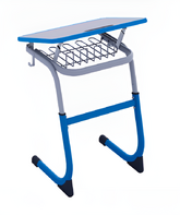 Парта одноместная регулируемая по высоте (наклонная столешница) с антивандальной кромкой - fgospostavki.ru - Верхняя Пышма