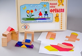 Игровой набор Фребеля "Конструктор деревянный без соединений-2" (Серия "Эксперимент") - fgospostavki.ru - Верхняя Пышма