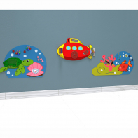 Комплект бизибордов «Подводный мир» 3 в 1 - fgospostavki.ru - Верхняя Пышма