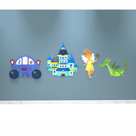 Комплект бизибордов «В сказочном королевстве» 4 в 1 - fgospostavki.ru - Верхняя Пышма