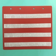 Красный лист-вкладыш в папку ПЕКС БОЛЬШАЯ  для карточек 4*4 см - fgospostavki.ru - Верхняя Пышма