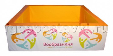 Бассейн "Вообразилия" квадратный с шелкографией - fgospostavki.ru - Верхняя Пышма