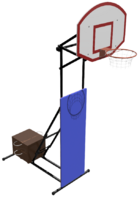 Стойка стритбольная-минибаскетбольная складная, переносная (регулируемая высота от 2,75 метров до 3,05 метра) - fgospostavki.ru - Верхняя Пышма
