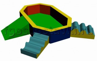 Манеж 180х120х30 см  (с приставными элементами) - fgospostavki.ru - Верхняя Пышма