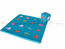 Игровой мат "Море" с кубиком - fgospostavki.ru - Верхняя Пышма