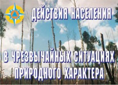 Комплект плакатов "Действия населения в ЧС природного характера" - fgospostavki.ru - Верхняя Пышма