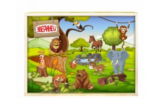 Интерактивная светозвуковая панель «Зверинец» - fgospostavki.ru - Верхняя Пышма