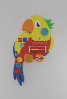 Бизиборд «Разноцветный попугай» - fgospostavki.ru - Верхняя Пышма