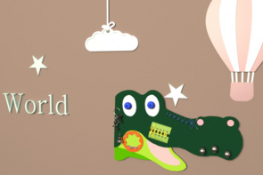 Бизиборд «Голова крокодила» - fgospostavki.ru - Верхняя Пышма