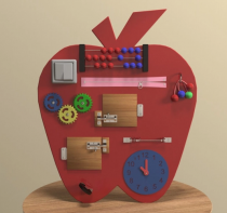 Бизиборд «Яблоко знаний» - fgospostavki.ru - Верхняя Пышма