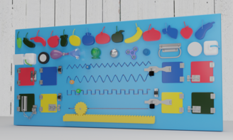 Бизиборд «Фрукты и овощи» - fgospostavki.ru - Верхняя Пышма