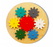 Бизиборд «Цветные шестеренки» - fgospostavki.ru - Верхняя Пышма