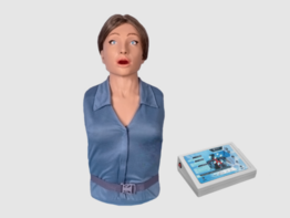Тренажер-манекен взрослой пострадавшей женщины "Ирина" (голова, торс) для отработки приемов сердечно-легочной реанимации - fgospostavki.ru - Верхняя Пышма
