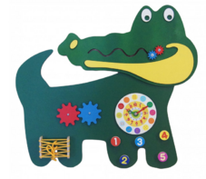 Бизиборд «Зеленый крокодил» - fgospostavki.ru - Верхняя Пышма