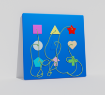 Тактильно-развивающая панель «Геометрия» - fgospostavki.ru - Верхняя Пышма