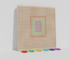 Тактильно-развивающая панель «Радужная мозаика» - fgospostavki.ru - Верхняя Пышма