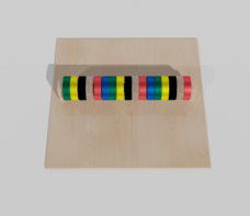 Тактильно-развивающая панель с разноцветными кругами - fgospostavki.ru - Верхняя Пышма