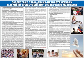 Стенд "Содействие гражданско-патриотическому и духовно-нравственному воспитанию молодежи" - fgospostavki.ru - Верхняя Пышма