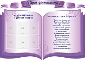 Стенд "Азбука достижений" (резной стенд из 3-х частей) - fgospostavki.ru - Верхняя Пышма