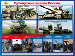 Стенд "Сухопутные войска России" - fgospostavki.ru - Верхняя Пышма