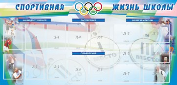 Стенд "Спортивная жизнь" Вариант 4 - fgospostavki.ru - Верхняя Пышма