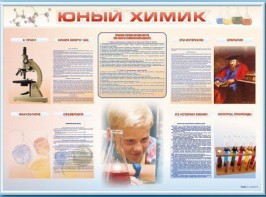 Стенд-уголок "Юный химик" - fgospostavki.ru - Верхняя Пышма