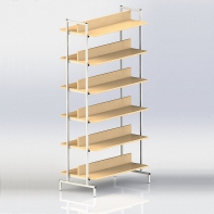 СТЕЛЛАЖ 2-СТОРОННИЙ НА МЕТАЛЛОКАРКАСЕ - fgospostavki.ru - Верхняя Пышма