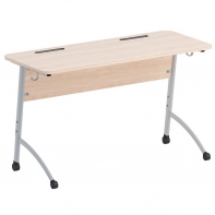 Стол двухместный ученический регулируемый на плоскоовальной трубе - fgospostavki.ru - Верхняя Пышма