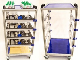 Мобильная стойка для хранения наборов ГИА по химии - fgospostavki.ru - Верхняя Пышма