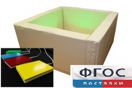 Сухой бассейн вибромузыкальный с клавишами управления (217х217х66 сантиметров) - fgospostavki.ru - Верхняя Пышма