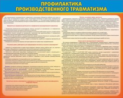 Стенд "Профилактика производственного травматизма" - fgospostavki.ru - Верхняя Пышма