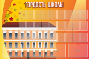 Стенд "Гордость школы" Вариант 1 - fgospostavki.ru - Верхняя Пышма