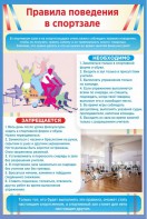 Стенд "Правила поведения в спортзале №1" - fgospostavki.ru - Верхняя Пышма