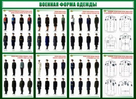 Стенд "Военная форма одежды" - fgospostavki.ru - Верхняя Пышма