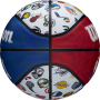 Мяч баскетбольный Wilson NBA All Team (размер 7, резина, тренировочный) - fgospostavki.ru - Верхняя Пышма
