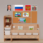 Уголок патриотического воспитания для дошкольников "Россия" Стандартный - fgospostavki.ru - Верхняя Пышма